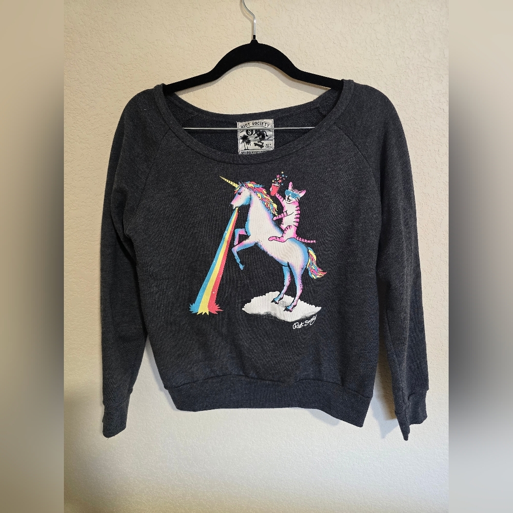 Unicorn And Cat Sweater